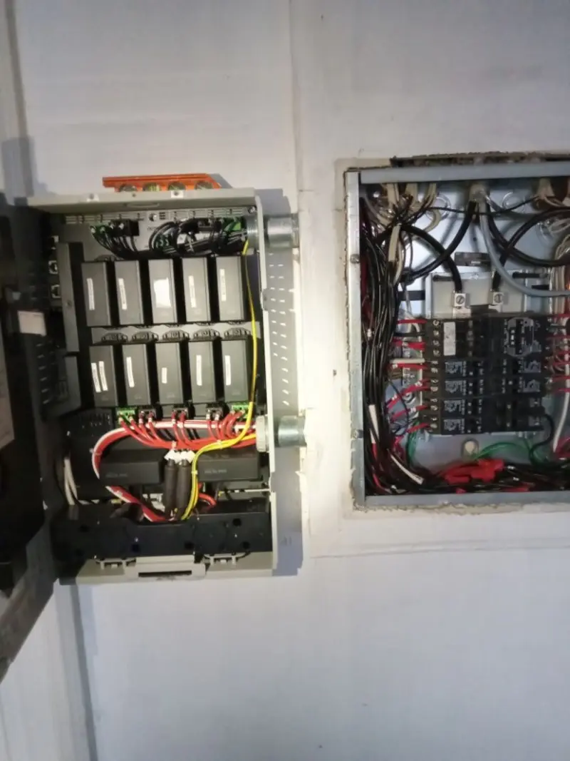 Electrical panel upgrade completed for Indoor Lighting Installation in Burnet